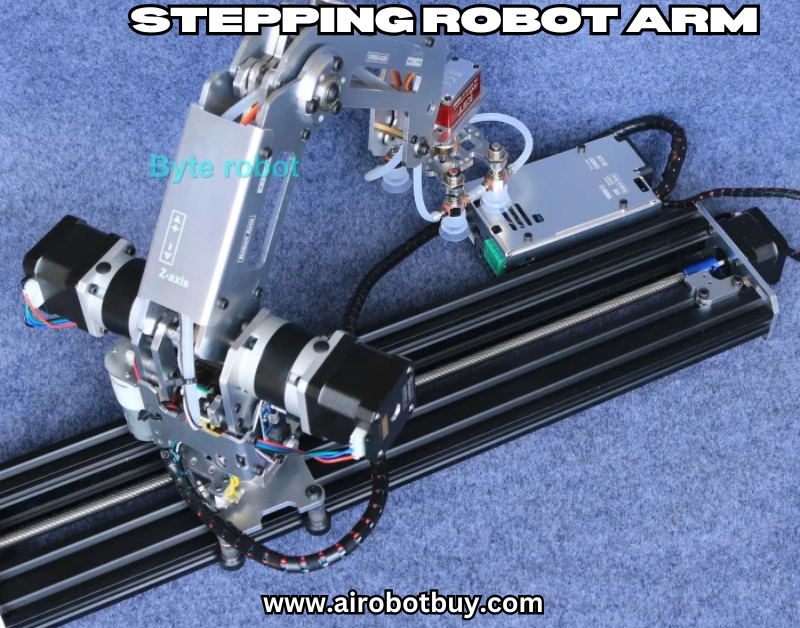 stepping robot arm